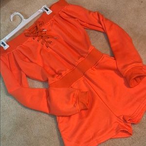 Off the shoulder romper
